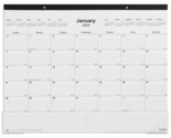 2024 Staples 22&quot; x 17&quot; Desk Pad Calendar Black (ST12951-24) - $37.99