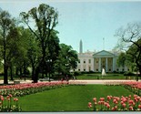 White House Executive Mansion Washington DC UNP Chrome Postcard H14 - £3.12 GBP