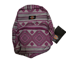 Dickies Mini Backpack Purple Gray Southwest Geometric Snowflake Print  NWT - £19.54 GBP