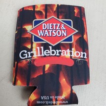 Beer Can Holder Koozie Dietz &amp; Watson Grillabraton Advertising - £6.62 GBP