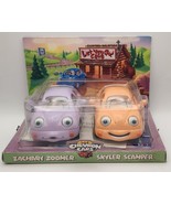 Chevron Cars - Zachery Zoomer &amp; Skyler Scamper- 1999 -Purple Car,  Orang... - £15.79 GBP