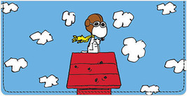 Snoopy Leather Checkbook Cover - £18.17 GBP