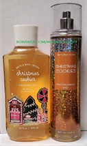 Christmas Cookies Bath And Body Works Fragrance Mist Shower Gel Set Of 2 - £22.33 GBP