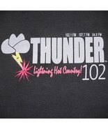 THUNDER 102 - LIGHTNING HOT COUNTRY T-SHIRT ~ Sz XL ~ Good, Used ~ C&amp;W C... - $20.36 CAD