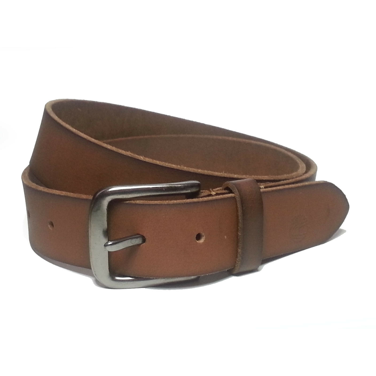 Timberland Men Size 34 Brown Leather Belt 35mm wide INDIA - $38.75