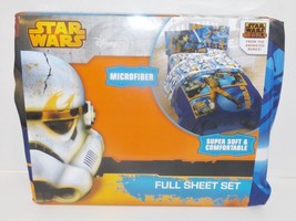 NEW! Star Wars Rebels 4 Piece Full Microfiber Sheet Set {4081} - £24.46 GBP
