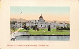 Victoria British Columbia Canada ~ Provinciale Governo Edifici Cartolina 1910s - £5.10 GBP