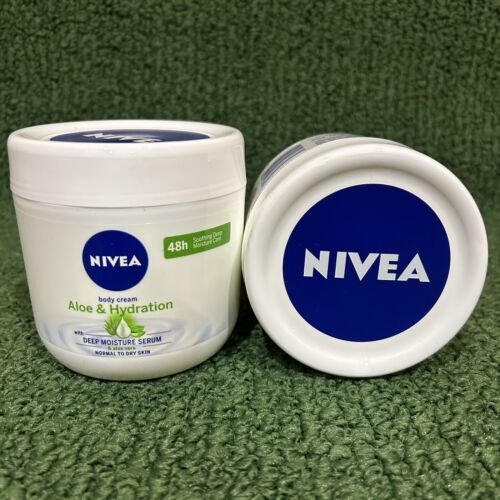 Nivea Body Cream Aloe And Hydration Deep Moisture Serum Normal To Dry Skin New - £18.61 GBP