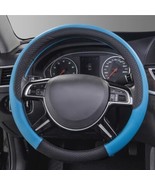 CAR PASS Rhombus Leather Universal 14.5-15 inch Steering Wheel Cover, Fi... - $46.33 CAD