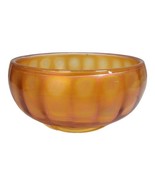 Imperial Glass CHESTERFIELD Line 600 Carnival Marigold Rose/Nut Bowl pan... - £30.50 GBP