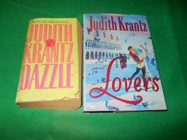 Lot of 2 Books by Judith Kranz Vintage Paperback Condition Dazzle Lovers - £7.00 GBP