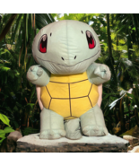 Jumbo 32in Pokemon Squirtle Bead Fill Stuffed Animal Toy Plush Large Tur... - £72.36 GBP