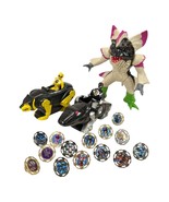 Vintage Saban Power Rangers Spin Fighters Spinners Lot Yellow Black Moto... - $38.79