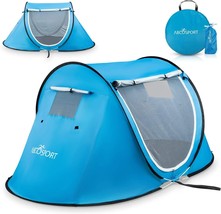Automatic Instant Portable Cabana Beach, Camping Tent Pop Up Shade, Camp... - £61.51 GBP