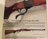 Ruger No 1 Vintage Print Ad Advertisement Sturm Ruger And Company pa12 - $6.92