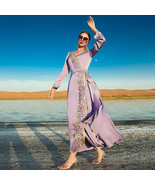 SALE New Moroccan Dubai Kaftans Farasha Abaya Dress Satin Luxury Long Gown - $116.87 CAD