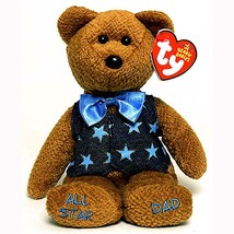 All Star Dad Fathers Day Bear Retired Ty Beanie Baby MWMT Collectible All-Star - £5.55 GBP