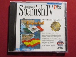 Multimedia Spanish Iv 1PRO One CD-ROM Multimedia Ibm Windows Interactive Video - £11.72 GBP