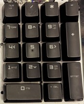 Original Replacement Keycaps Razer Blackwidow Chroma Gaming Keyboard RZ03-0122 - £2.39 GBP+