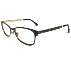 Jimmy Choo Eyeglasses Frames JC203 003 Black Gold Rectangular Full Rim 5... - £29.54 GBP