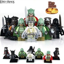 8pcs/set LOTR Sauron Witch-King Nazgul Uruk-hai Orcs Minifigures Toys - £11.13 GBP