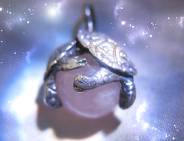 TURTLE NECKLACE TOUCH OF ULTIMATE LUCK MASTER POWER MAGICK image 2