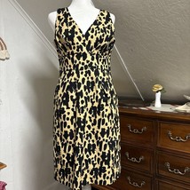 Michael Michael Kors Women’s Size 4 Leopard Print Sheath Sleeveless Dress - $13.86