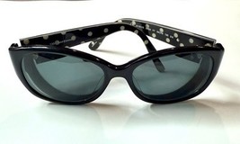 Juicy Couture JU 551/S Eyeglasses Frames 54-16-130 Black Polka Dot Logo - $361.31 MXN