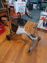 Taylor Tot Antique Baby Stroller Wood Beads Push Handle - $74.24