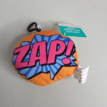 Keychain Zap Belt Loop Pillow 4&quot; Comics New - £6.37 GBP