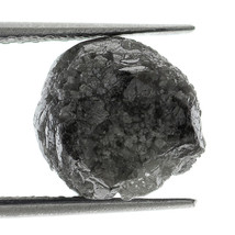 RAW Black Color Natural Loose Rough 4.34 Ct Earth Mined Irregular Diamond - £63.64 GBP