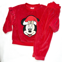 Baby Girl 18 month Mickey Mouse Velour Shirt and pants Disney - £6.98 GBP
