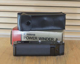Canon power winder 'A' in case and box, beautiful condition and these look fanta - $45.00