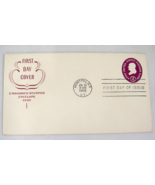 Embossed Stamped Envelope FDC Farnam Cachet 1st Day Issue Montpelier VT ... - €1,47 EUR