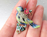 REDUCED! CORO Alfred Katz LOVE BIRD Vintage Dress Clip Brooch Pin, Book ... - $59.35