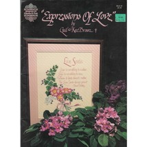 Expressions of Love by Gail & Ken Brown Cross Stitch Pattern Booklet Gloria Pat - $9.74