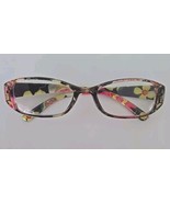 PINK FLORAL ~ Rectangular ~ Plastic ~ Reading Magnifying Glasses ~ +3.50 - $356.03 MXN