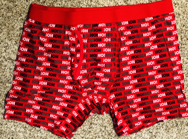 Mens Christmas Boxer Briefs Shorts Size XL Red White Green Ho Ho Ho New ... - £7.86 GBP