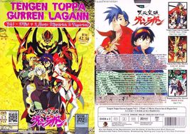 Dvd Anime English Dubbed Tengen Toppa Gurren Lagann (Volume 1-27 End) All Region - £55.27 GBP