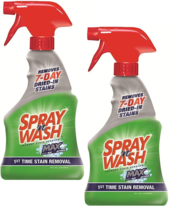 2 PACK  SPRAY&#39;N Wash Max Laundry Stain Remover 16floz Cleaning - £14.76 GBP
