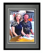 Sally Wiggin &amp; Guy Junker Dual Signed Framed Photo Display w/ GREAT INSC... - £117.33 GBP