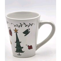 Starbucks Christmas Coffee Mug Rare Vintage 2000 Christmas Tree &amp; Ornaments - $288.06 MXN