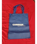 Car Max Blue w/White Print Reusable Tote Book Bag 14&quot;x13&quot; Original Recyc... - €8,11 EUR