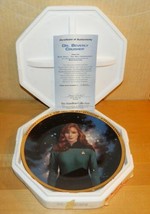 Star Trek: The Next Generation TV Dr. Crusher Ceramic Plate 1993 COA wit... - $14.50