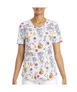 Scrub Star Women&#39;s Jerry&#39;s Love V-Neck Top, Size M - $346.45 MXN