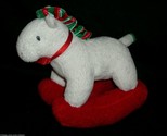 2006 TY PLUFFIES PRETTY PONY CHRISTMAS ROCKING HORSE STUFFED ANIMAL PLUS... - $23.75