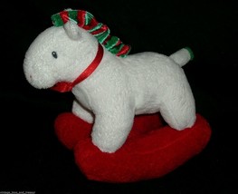 2006 Ty Pluffies Pretty Pony Christmas Rocking Horse Stuffed Animal Plush Toy - $23.75
