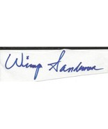 Wimp Sanderson Signed Album Page JSA Alabama Arkansas Little Rock - £22.19 GBP