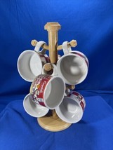 1997/1998 Campbell's Kids Soup Mug Set Of 6 With Display Tree - Westwood - $60.78
