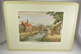 Pimpernal Deluxe Finish Six Place Mats English Villages Very Good Condition - $32.62